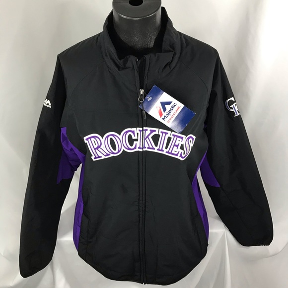 ***SOLD Colorado Rockies Majestic Jacket - Picture 2 of 6